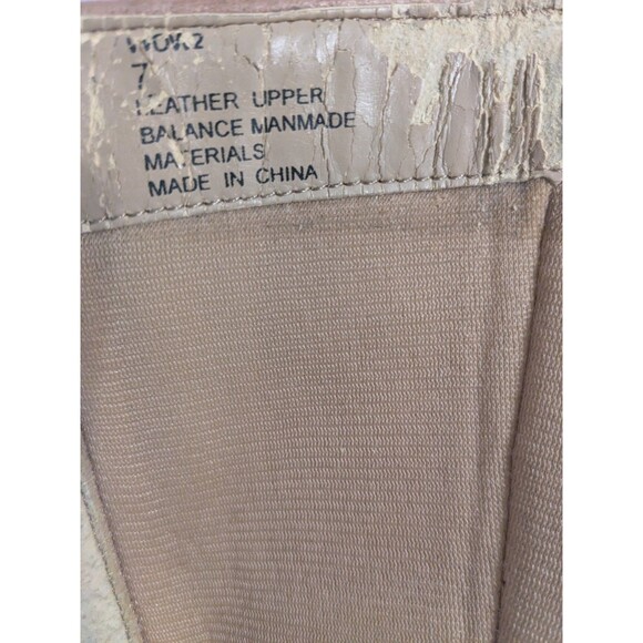 Ladies Vintage Y2K  Tan Patchwork Suede Leather Boots By Me Too Sz 7 Zipper - Picture 8 of 9